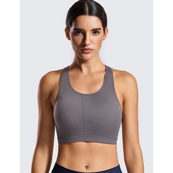 Syrokan A180A High Impact Wirefree Padded Full Coverage Sports Bra - Picture 1 of 9